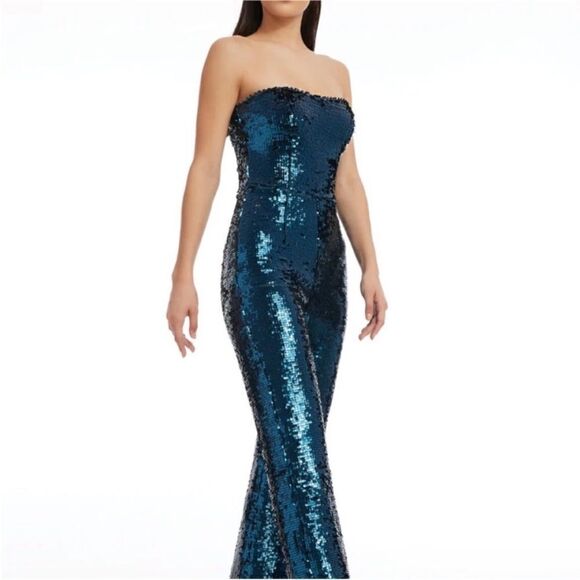 NWT Dress the Population Andy Jumpsuit-U10 - Picture 1 of 8